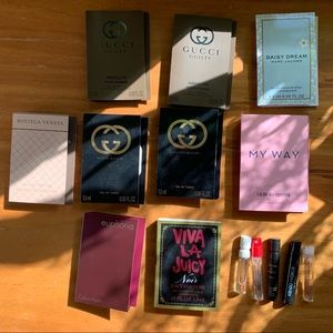 Gucci, Marc Jacobs, Giorgio Armani, Juicy Couture &more Sample Perfumes (1.5 mL)